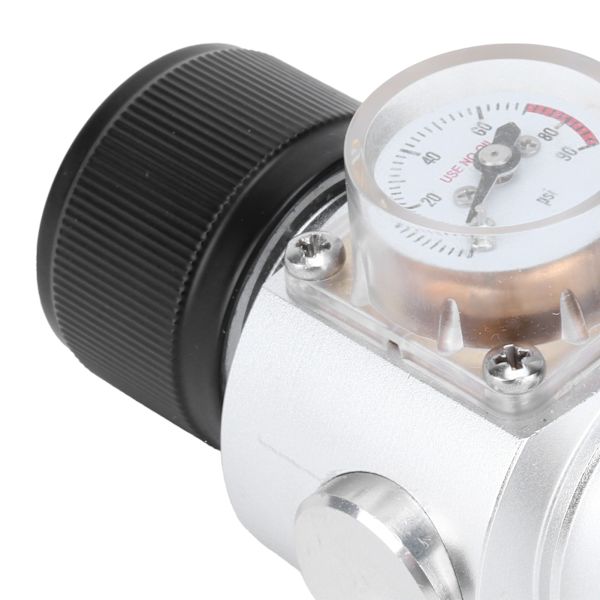 0-90PSI CO2-regulator 3/8in rustfritt stål brus vann trykkreduksjonsventil for hjemmebrygging