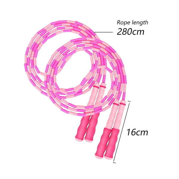 2 adjustable rope skipping fitness equipment for indoor and