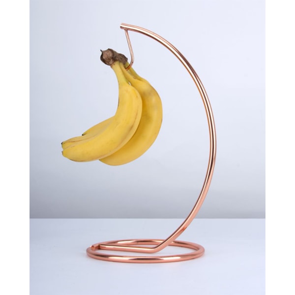 Bananhållare med rund bas, fruktförvaring, bananer, vindruvor