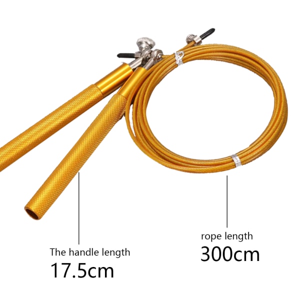 Speed Skipping Rope with Aluminium Alloy Handle and Ball