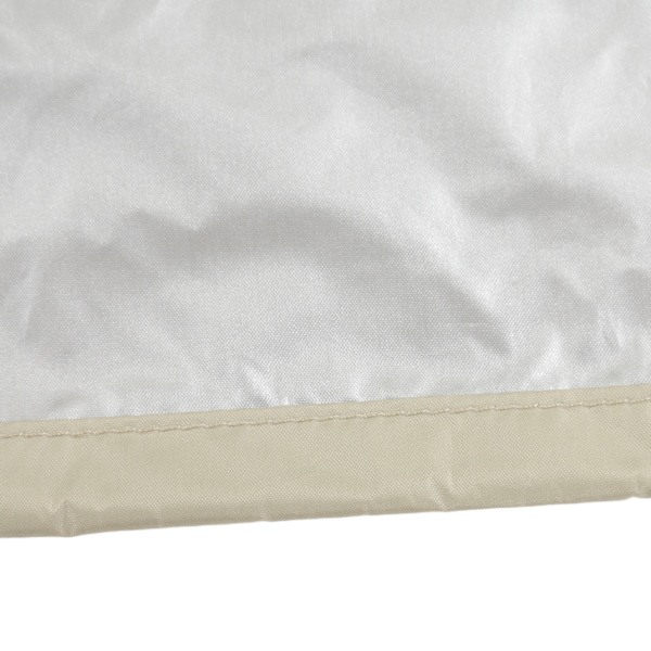 Pingisbordsöverdrag 190 Silver Coating Vattentätt Bordtennisöverdrag för Utomhusgård Snörningsstil 155x75x150cm / 61.0x29.5x59.1in