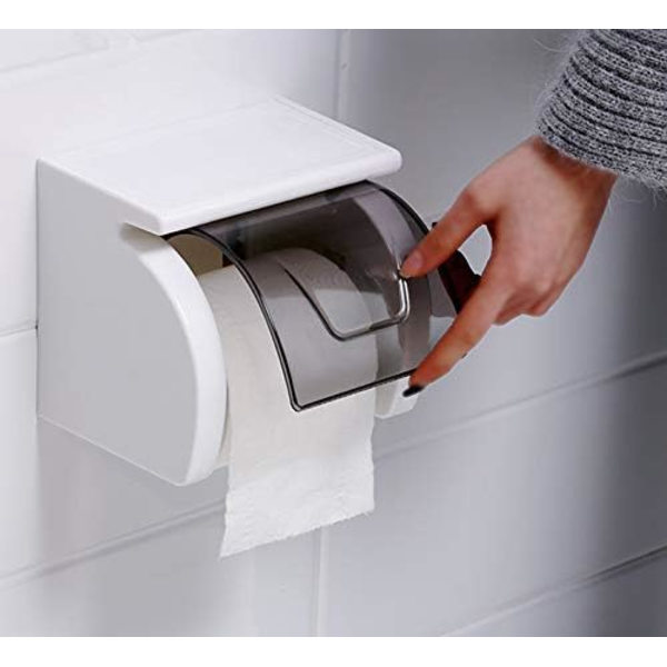 Muovinen märkäpyyherasia, WC-paperiteline ilman porausta