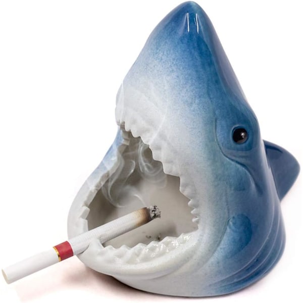 Cigarr askfat, Keramisk askfat för cigaretter, Shark Windproof
