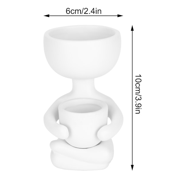 Blomster Sukkulent Potte Menneskeform Havearbejde Beholdere Blomsterplante Potte Ornamenter