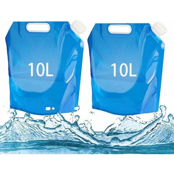 Hopfällbar Vattenbehållare, Portabel Förvaringsdunk För Utomhusaktiviteter, Högkvalitativt PVC-material BPA-fritt Ingen Smak Eller Lukt, Läckagesäker Design,
