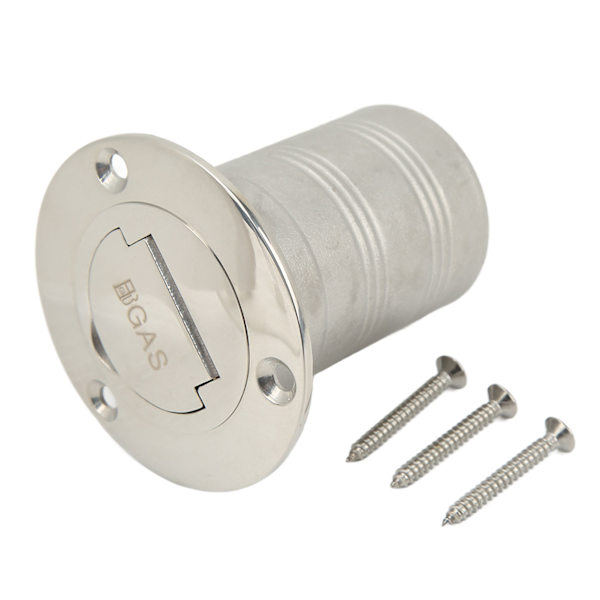 Båd Fyldstof Ret Vinkel Clamshell 316 Rustfrit Stål Hardware til Båd Nøglefri Dæk Fyldstof 50 Mm 2 Tommer Gas
