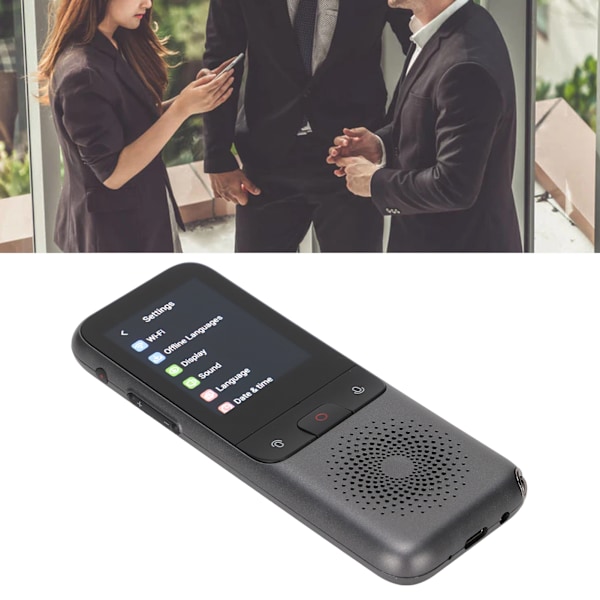 Smart Voice Translator 2 Way Real Time Touchscreen Multi Languages Voice Photo Translation Device for Travel Business