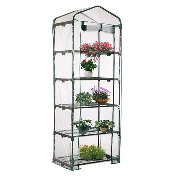 Drivhusdeksel, vanntett, PVC-deksel 69*49*187 cm