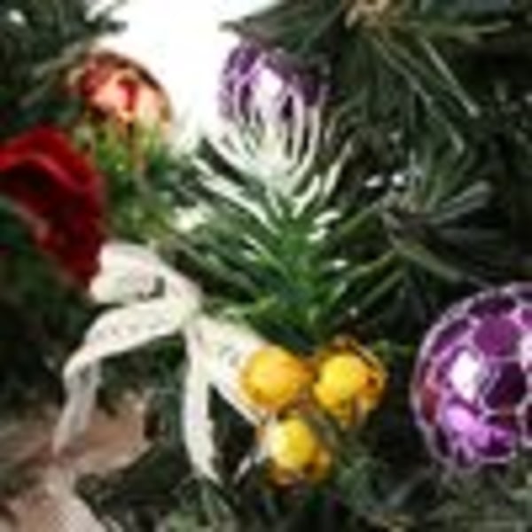 Konstgjord Mini Julgran, Stabil och Hållbar Bordsjulgransdekoration för Heminredning, Lättanvänd Mini Julgran
