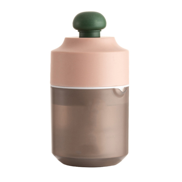 Mini Manuel Juicer 2 Vejs Juicer 8 Blade Lille Bærbar DIY Juicer til Hjemmet Kontor Camping Rejser Pink