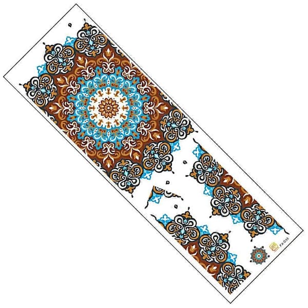 Mandala väggdekaler för heminredning 3 ark självhäftande mandala-dekaler