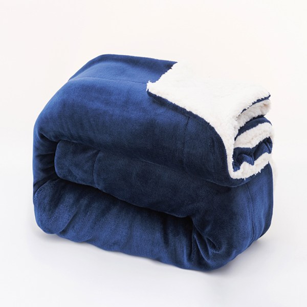 Sherpa Fleece Filt, Elegant Dekorativ Linjedesign & Supermjuk Plysch för Alla Årstider, Vacker Glans & Varm Atmosfär (Mångsidig Användning)