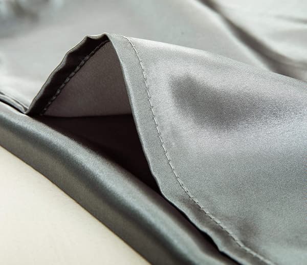 2-pack Satinkuddfodral för hår och hud, satinkuddfodral med kuvertstängning