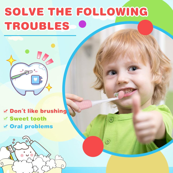 3 kpl 3-puolinen hammasharja Toddler hammasharjat Triple Angle Tr