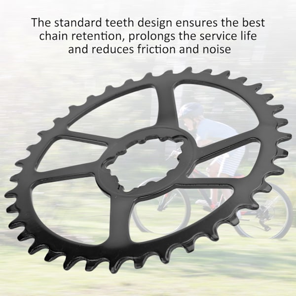 Cykelkedjehjul Kedjehjul 3mm Offset Direktmontering Smal Bred Enkel Kedjehjul för GXP