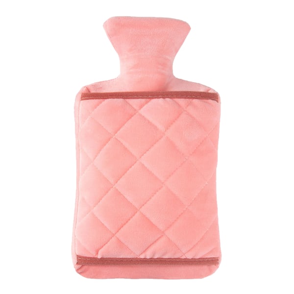 Stilfuld Varmtvandsflaske med Håndlommebetræk PVC Vandpose, O