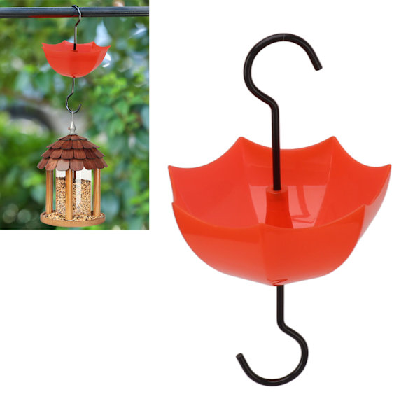 Hummingbird Feeder Guard Large Capacity Semi Transparent Hummingbird Moat Accessory Hooks Model A Gathered