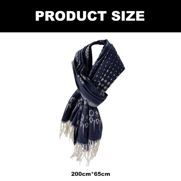 Scarf Tassel Scarf Lång Mjuk Scarf Vinter Scarf