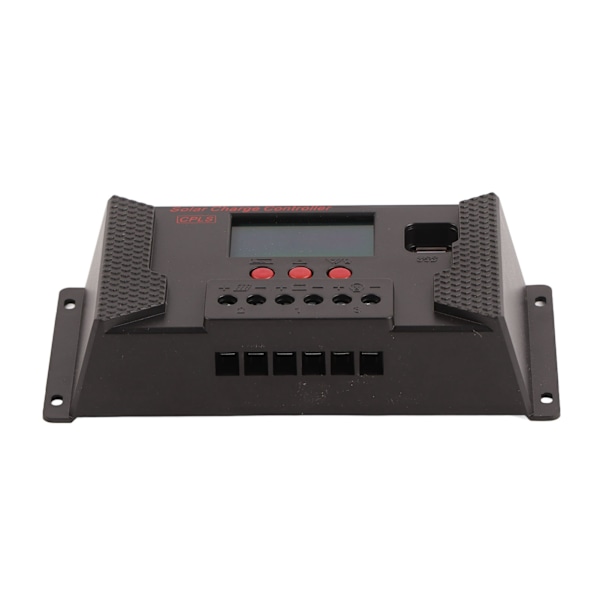 Solcellsregulator PWM 12V 24V Automatisk anpassning LCD-display USB-port Solcellsregulator 40A