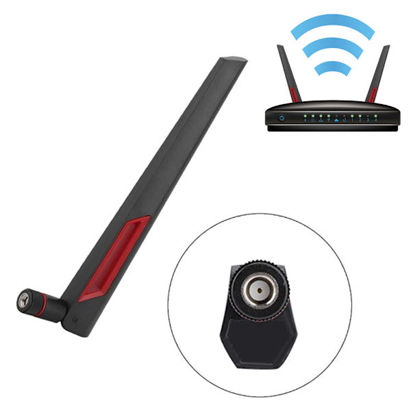 2 stk. trådløs routerantenne til ASUS AC68U AC88U, interface