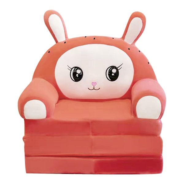 Foldable children's sofa 2 in 1 cute cartoon sofa, lazy sofa