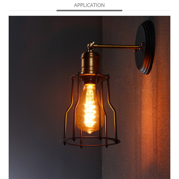 COB LED Filament Edison glödlampor Dekorativ Edison lampa E27