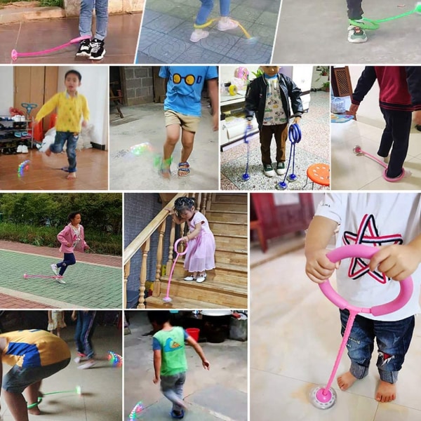 Børnefoldbar ankel Farverig sportsgyngebold, fitnessfedt
