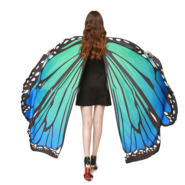 Kvinder Halloween Party Butterfly Wings sjal til piger Voksen