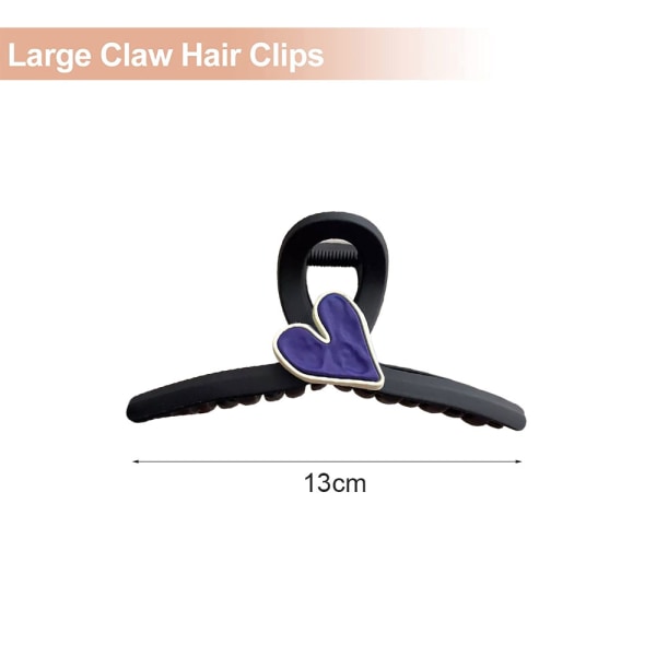 Hair Claw Clips Large No Slip Big Matt Jaw Clip for Thin Fine