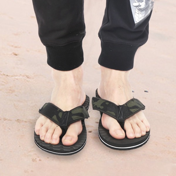Sommarlättvikt FlipFlops MultiLayer AntiSlip Tofflor Mjuka EVA FlipFlops(43 )