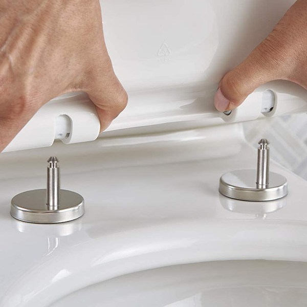 1 Pari WC-Istuimen Sarana, WC-Istuimen Saranan Kiinnitykset, WC