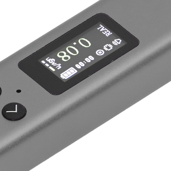 Geiger-mittari USB-latauksella ja TFT HD -näytöllä 400mAh ydinlaskurin säteilyilmaisin kotiin hopea