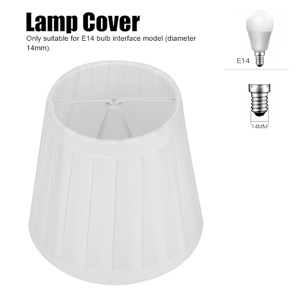 6 kpl Modern Fabric Desktop Lampshade Chandelier Wall Light Lamp Cover for Home Decoration