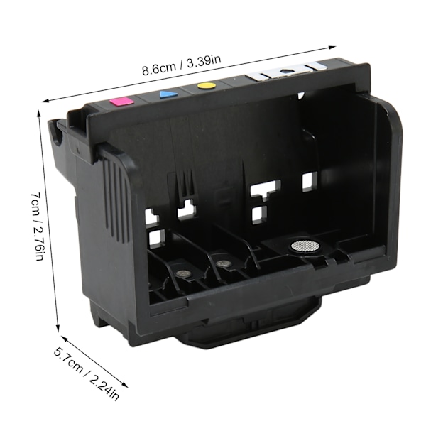 Svart ABS-utskriftshuvud med tydlig utmatningseffekt, slitstarkt skrivhuvud för HP B110A B110A B109A B210A