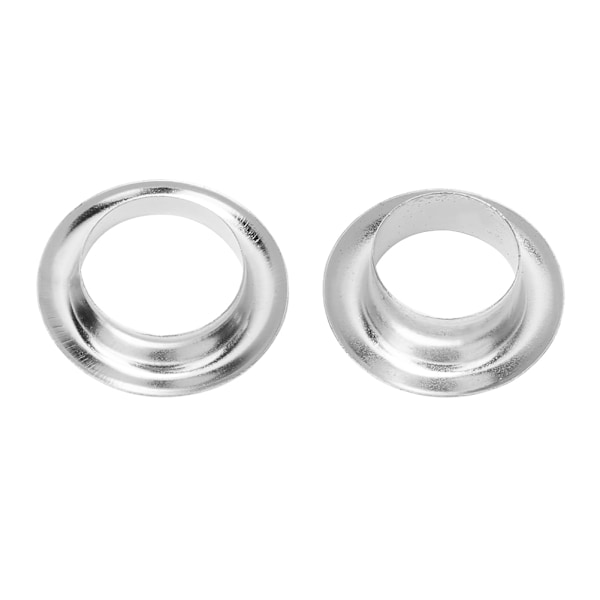 100 set 8mm öljett kit metall öljetter nitar öljett skor väska kläder tillbehör silver