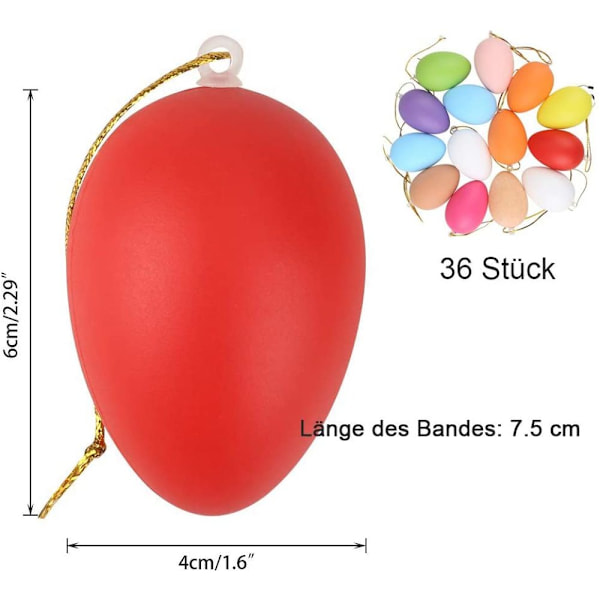 Påskägg, påskdekorationer