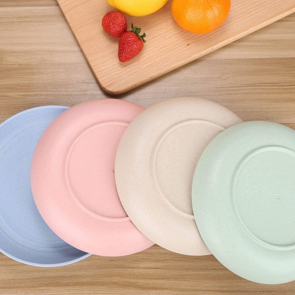 Tallerkensæt 20cm middagstallerken lavet af PP, moderne middagstallerken, ubrydelig