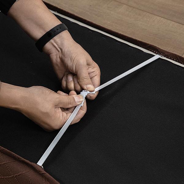 Jacquard matbordsbänkskydd, stretchbänkskydd för sovrum