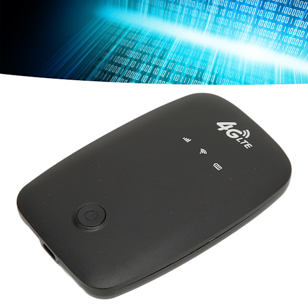 4G Mobil WiFi Hotspot SIM-kortplats 2100mAh Batteri Bärbar 4G WiFi Router för Bil Användare Affärsresenärer