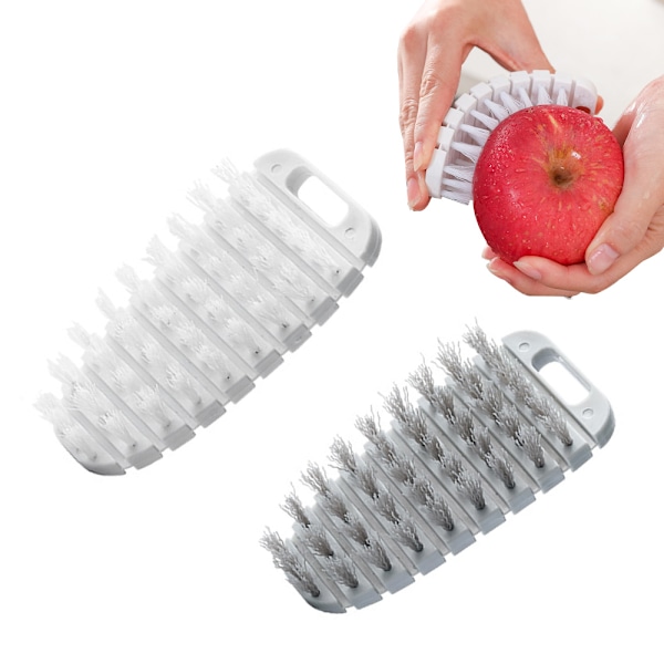 Grönsaksskrubbborste, Multifunktionell Fruktskrubb med Flexibel Böjbar Grönsaksborstdesign för Kökstillbehör