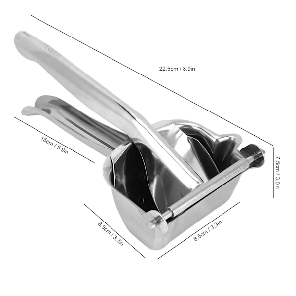 304 Rustfritt Stål Manuell Juicer Sitron Appelsin Fruktpresser Ekstraktor Kjøkken Tilbehør