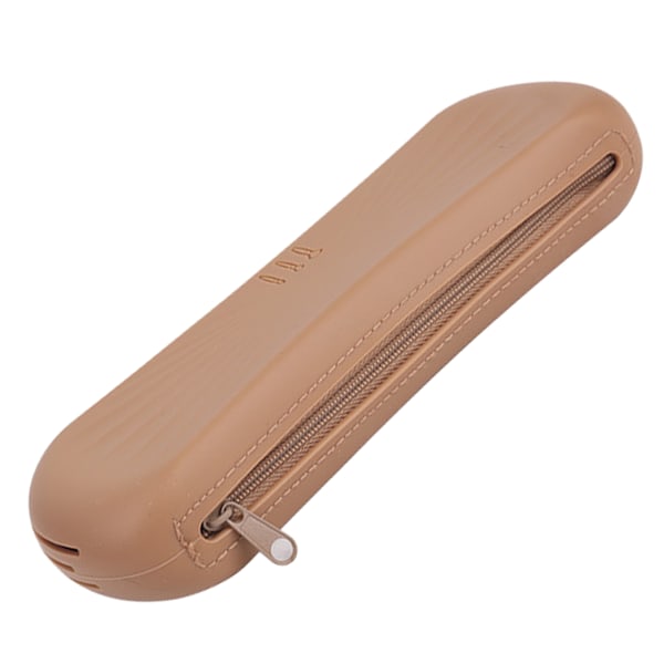 Travel Makeup Brush Holder,Silicone,with Anti-Fall-Out Zipper