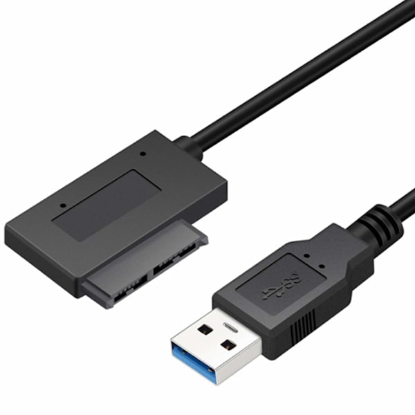 Adapterkabel USB 3.0 til SATA 7 + 6 stasjonskabel for bærbar PC
