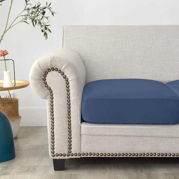 Stretch hjem hotell Sølv fløyel super myk sofa putetrekk sofa hatt sofa støvtrekk stoff Tibetan blue