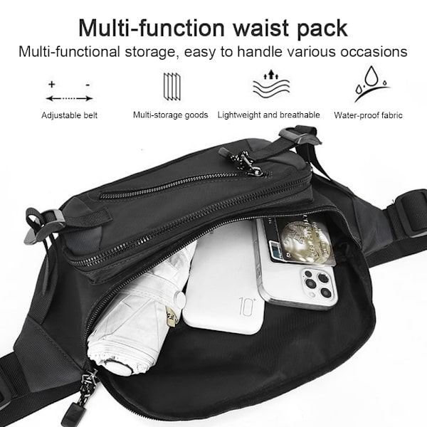 Antistöld axelväska för crossbody väska multifunktionell dagryggsäck