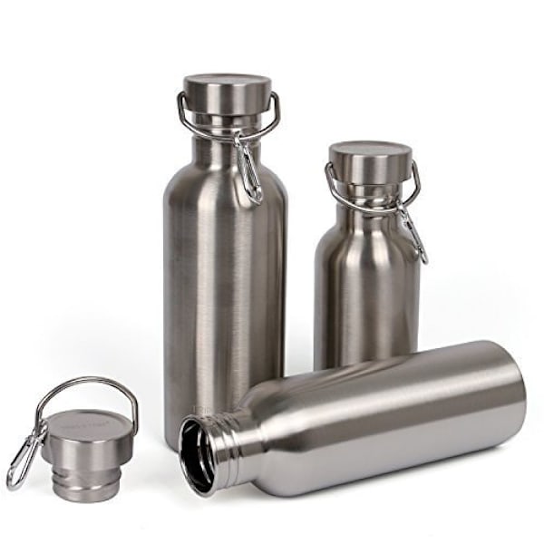 750 ml drikkeflaske i rustfritt stål, holdbar, gjenbrukbar