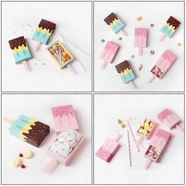 Sorterade godisaskar för förvaring, 20-pack lådmodell