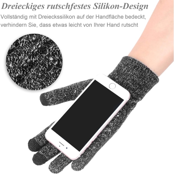 SIMIYA Handschuhe Herren Damen Winterhandschuhe Touchscreen Hånd