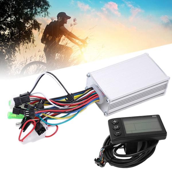 Elektrisk sykkelkontroller God varmeavledning Sensitiv kontroll Enkel installasjon LCD-bakgrunnsbelyst display Elektrisk sykkelsett