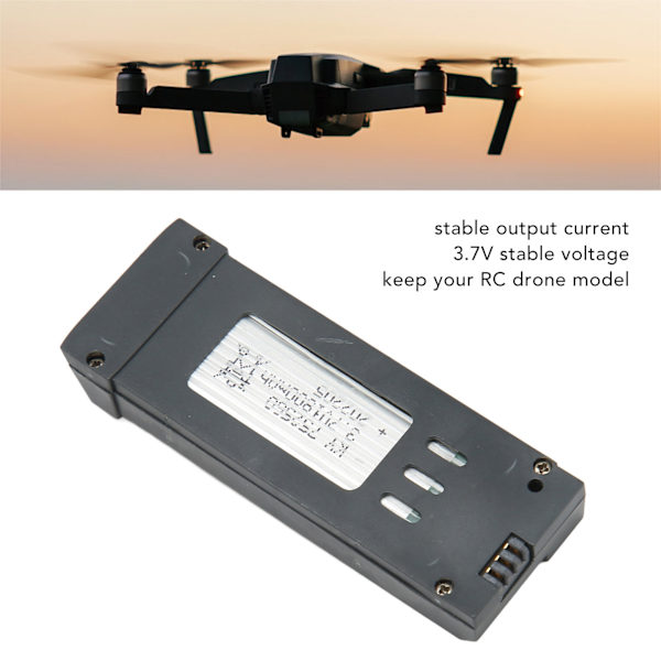 RC-droner litiumbatteri UAV-reservebatteri dronetilbehør til E58 L800 JY019 S168 X Pro 1800mAh